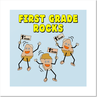 First Grade Rocks Posters and Art